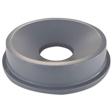 Rubbermaid® Commercial Round Brute Funnel Top Receptacle, 22.38w X 5h, Gray freeshipping - TVN Wholesale